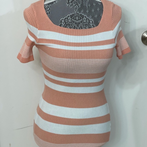 LOVE REPUBLIC PINK/WHITE DRESS NWOT - Picture 2 of 8